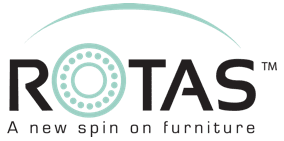 ROTAS bearing technology logo – smart closet technology for revolving closet systems